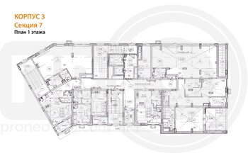 Миниатюра 1-комнатная квартира, 32.7кв.м