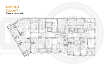 Миниатюра 1-комнатная квартира, 32.5кв.м