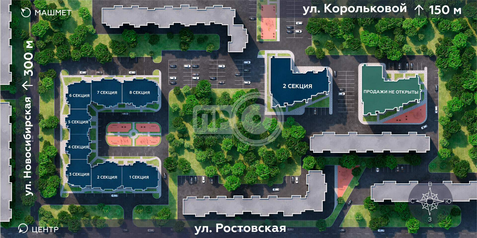 ЖК Авиатор-2 план-схема